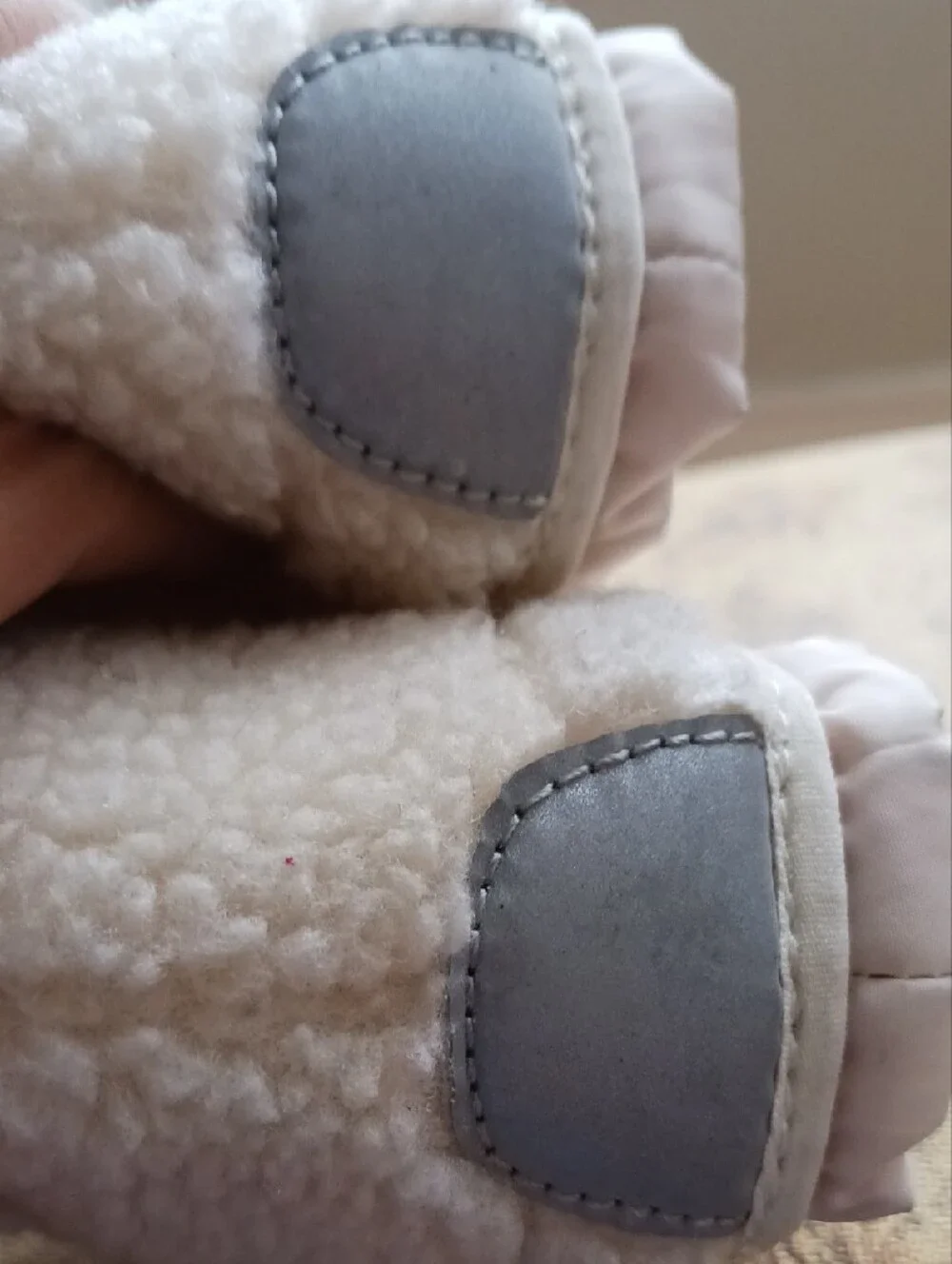Hunter Kids Cream Sherpa Boots
